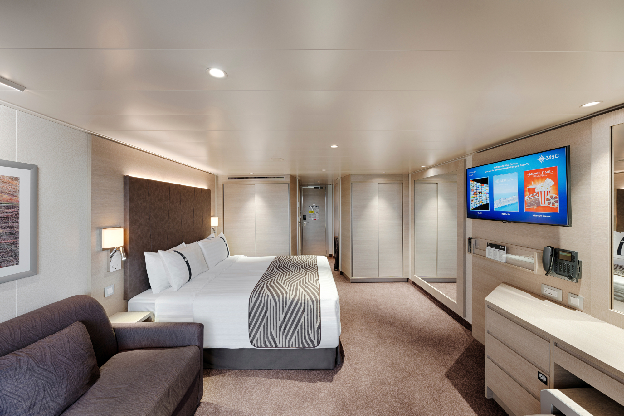 MyCruise MSC World-Europa Kahytter Suite SL12